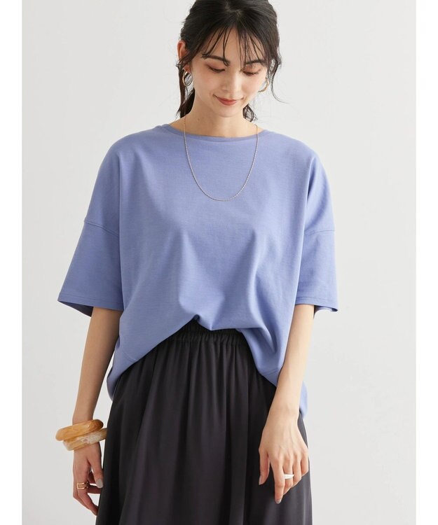 AMERICAN HOLIC ＵＶカット　コクーン半袖カットプルオーバー Charcoal Gray