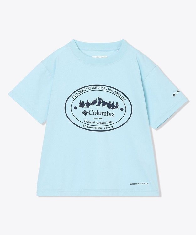 Columbia Columbia/ キッズアイテム/ ユースコールドベイダッシュグラフィックショートスリーブTシャツ /コロンビア Marine Light Front Print