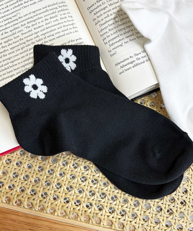 WEGO フラワーショートソックス 柄2