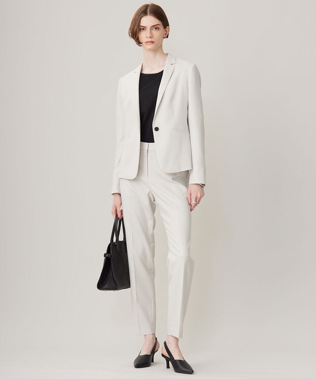 ICB 【洗える】プロヴィスウールツイル テーラードジャケット トープ系