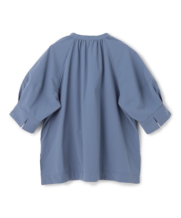 UNFILO FINE MOVE ランタンブラウス [WEB限定]ダルブルー
