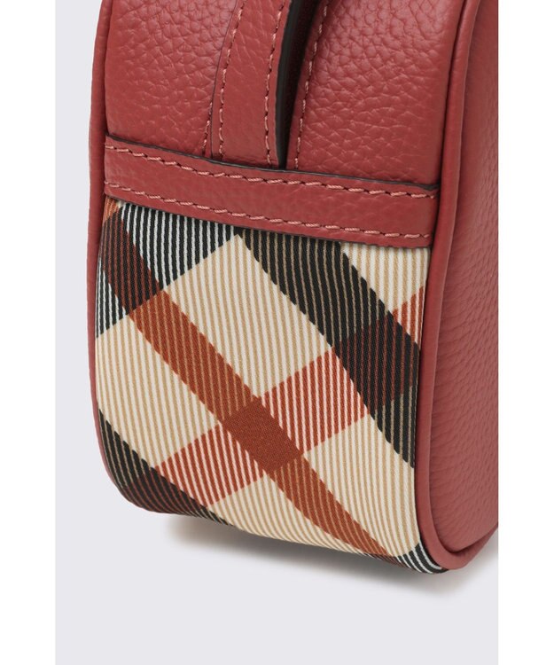 DAKS URBANカウレザー2WAYショルダーバッグ レッド