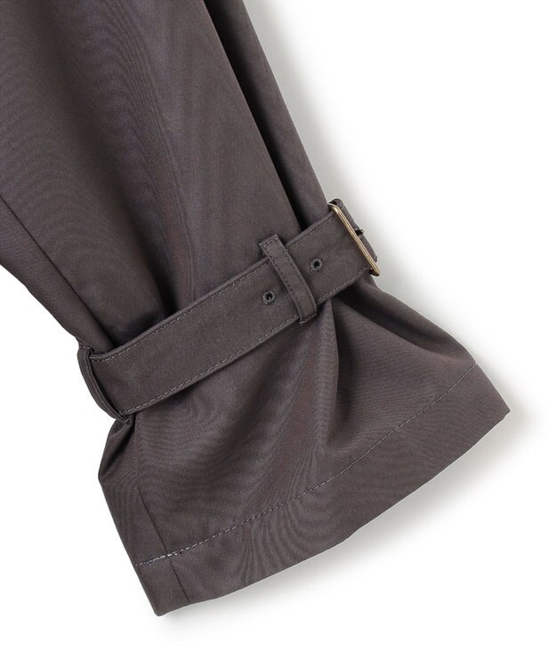 ICB TCシャンブレーツイル 2WAYトレンチコート チャコール系