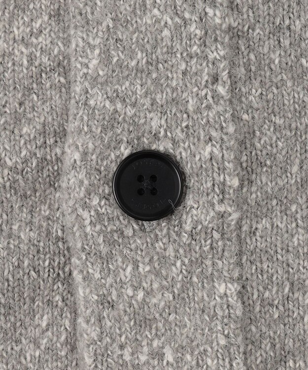 JOSEPH HOMME 【WEB・一部店舗限定  】 シャギーメランジ　ハイネックカーディガン ライトグレー系