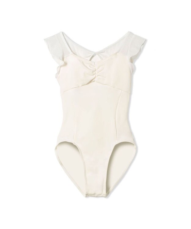 Chacott ノースリーブレオタード オフホワイト