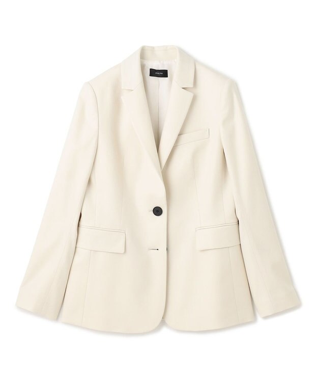 JOSEPH エアリーフランネル　ジャケット Ivory