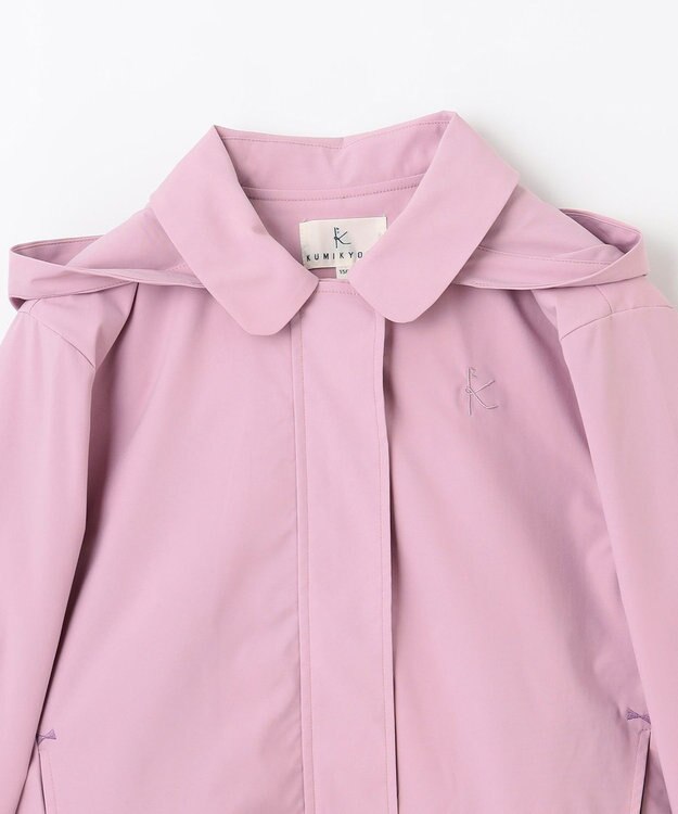 組曲 KIDS 【150-160㎝】【撥水】フリル マウンパ ラベンダー