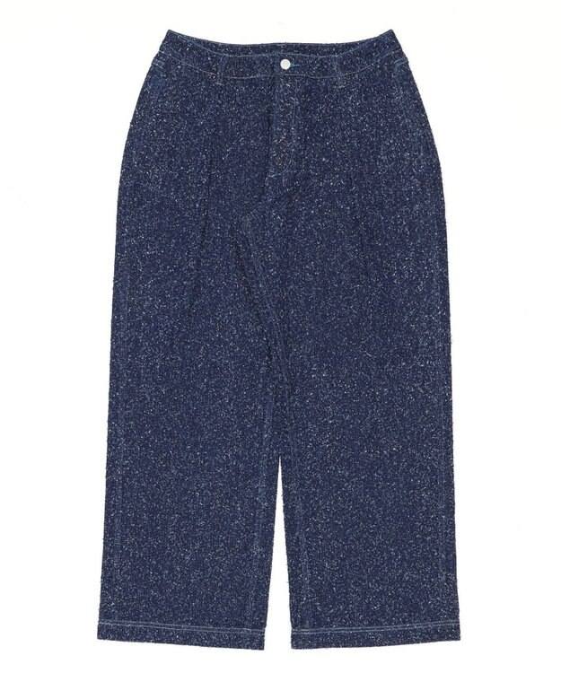 WEGO ネップデニムバギーパンツ デニムインディゴ