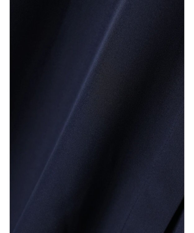 Green Parks イージーケア　比翼ボタンチュニック Dark Navy