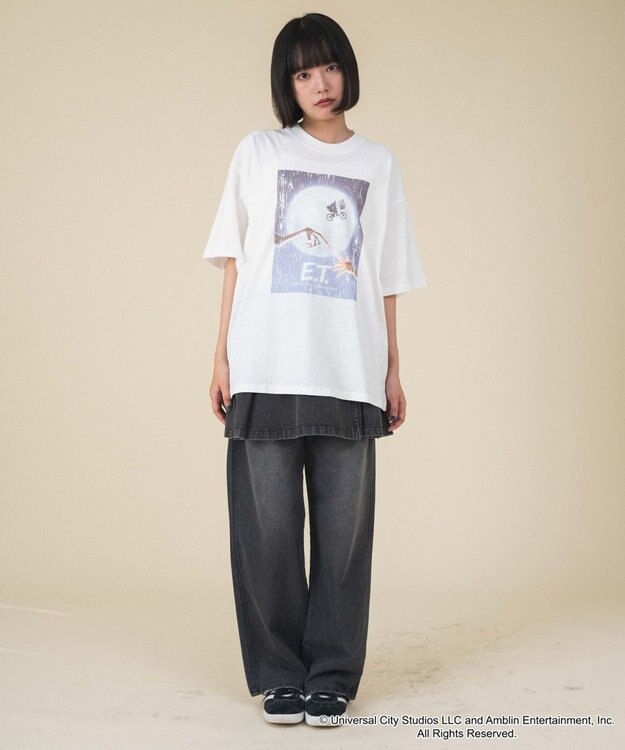 WEGO 【新柄追加/E.T/ユニセックス着用ITEM/SMLサイズ展開】E．T．グラフィックT（S） 柄1
