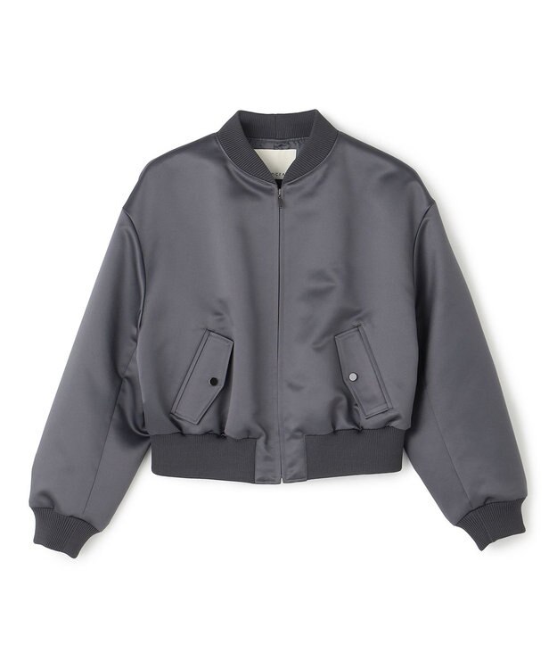 uncrave ラスターサテン ブルゾン（uncrave WHITE） スレート