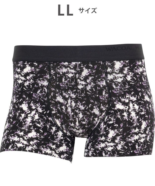 WACOAL MEN WACOAL MEN ボクサーパンツ 【気持ちいいパンツ】 動いてもズレにくい フロントの安定性・快適性 フリーなカッティング（裾部分） なめらかな肌ざわり 前閉じ 下着 WT3429 /ワコールメン グレイッシュブルー