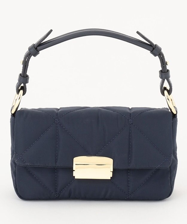 自由区 【2WAY】キルト２WAYバッグ ネイビー系