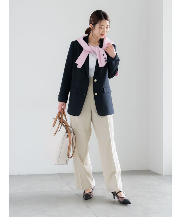 Te chichi 【雑誌掲載アイテム】シルケット天竺クルーネックロンT《2026 spring catalog item》 オフホワイト