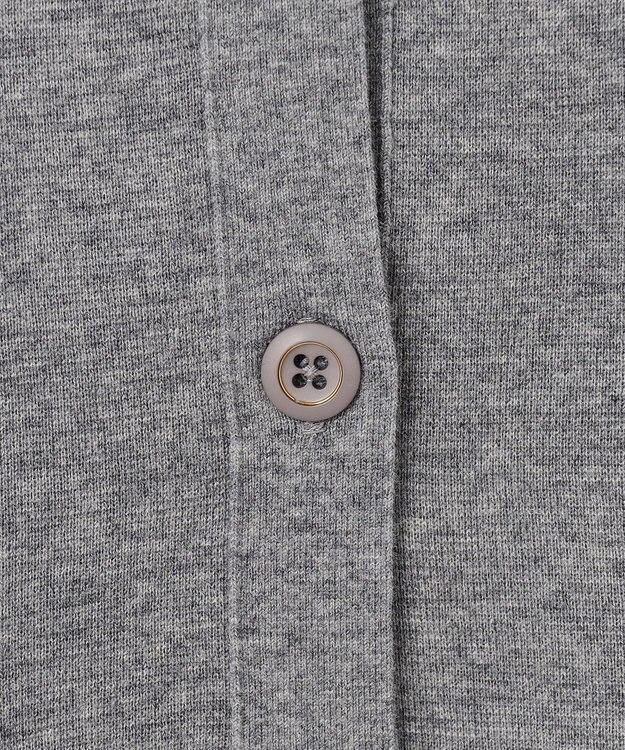 J.PRESS LADIES L 【WEB限定・洗える】WORSTED WOOL クルーネック カーディガン 【WEB限定】トップグレー系