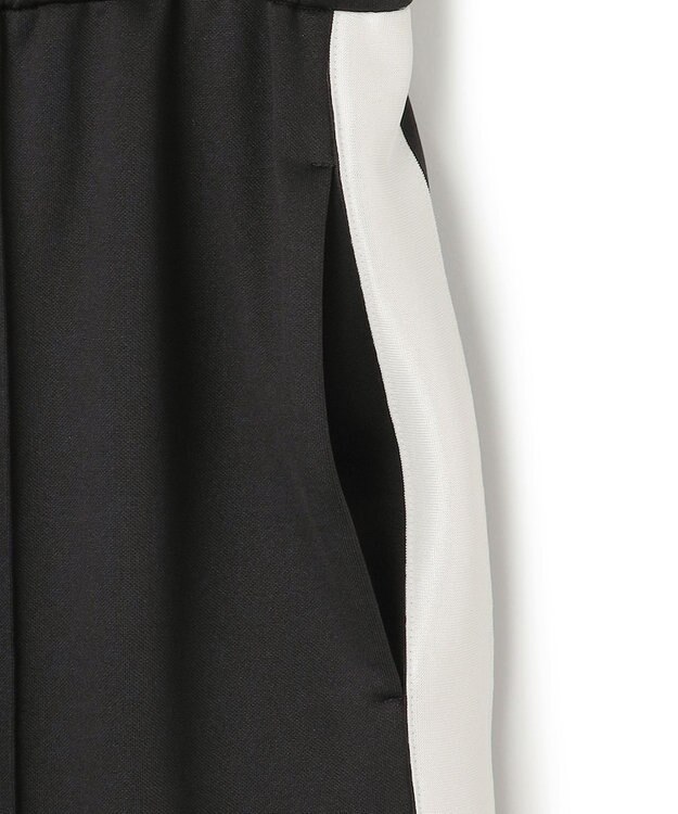 ICB 【洗える】 コンパクトトラックジャージー パンツ ブラック系