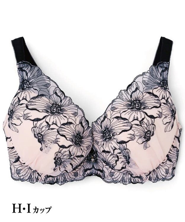 San-ai Resort（三愛水着楽園） エレガントコレクション【2409】単品ブラHIカップ 【northerly】 ブラック