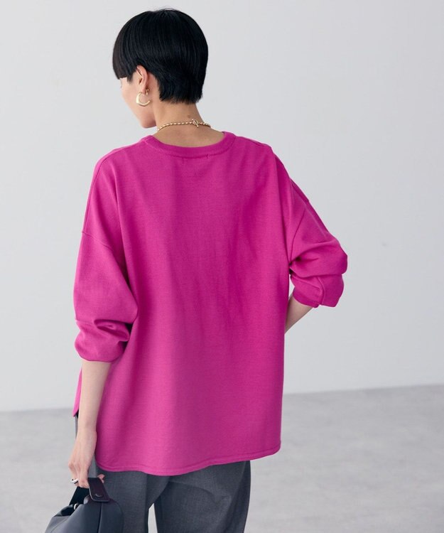 AMERICAN HOLIC センターシームラウンドニットプルオーバー Pink
