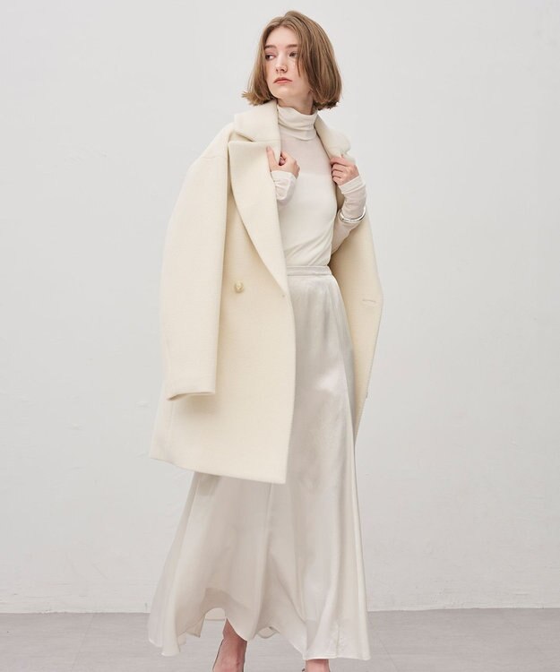 uncrave アセテートヴィンテージサテン マーメイドスカート オフ