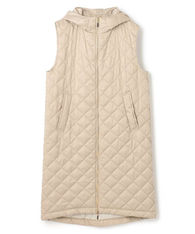 BEIGE， 【S-size】RENARD / フーデッドジレ Beige