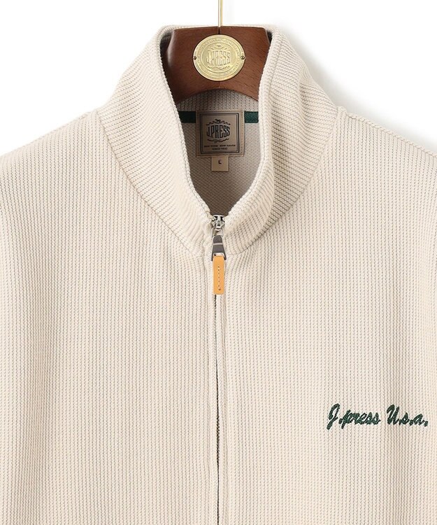 J.PRESS MEN ツイストＷフェイス トラックジャケット ベージュ系