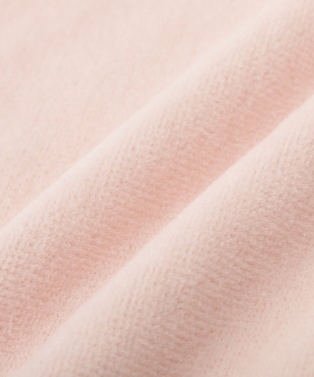 Maison de FLEUR チェリー刺繍タオルハンカチ Salmon Pink