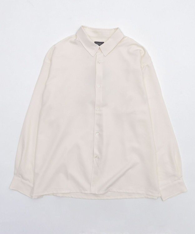 WEGO ルーズシルエットボックスシャツ（LS） オフホワイト