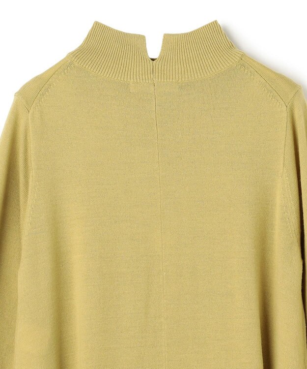 UNFILO L フレア ニットワンピース ピスタチオ