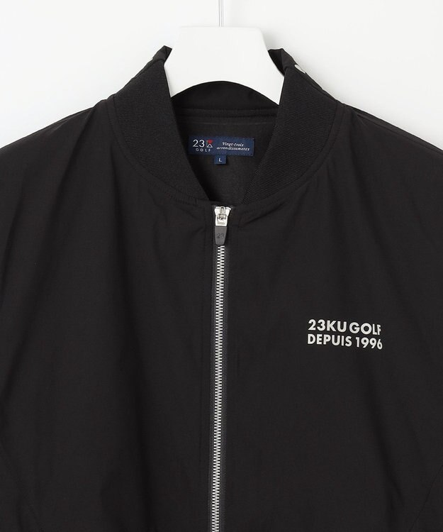 23区GOLF デタッチャブルスリーブ【MEN/キングサイズ】２ＷＡＹ ブルゾン ブラック系