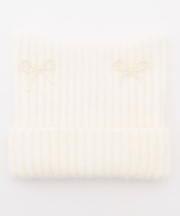 ANY KIDS ネコニットキャップ エクリュ