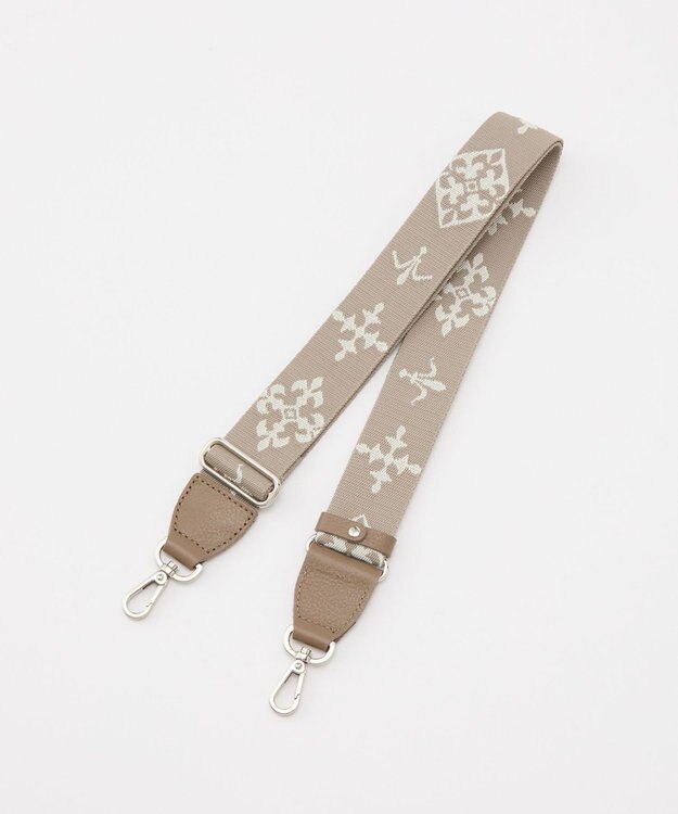 russet アレンジショルダーベルト［Monogram］(CE-1099) Beige2（シルバー金具）