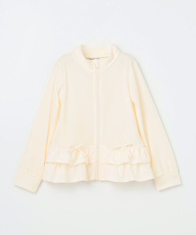 ANY KIDS 裾フリル　ラッシュガード エクリュ