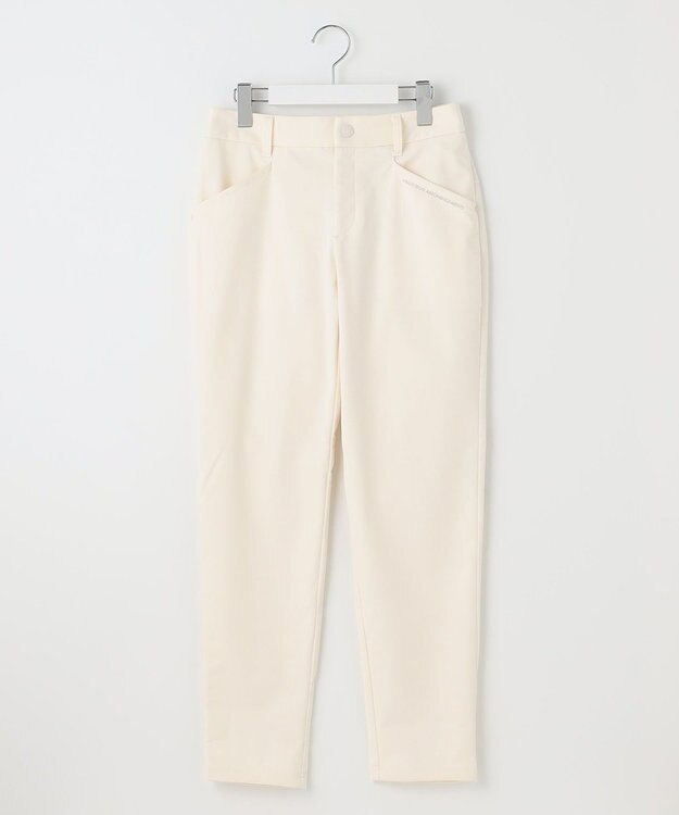 23区GOLF 冬ゴルフの強い味方【WOMEN】【撥水・ストレッチ】エアシャットボンディング パンツ ホワイト系