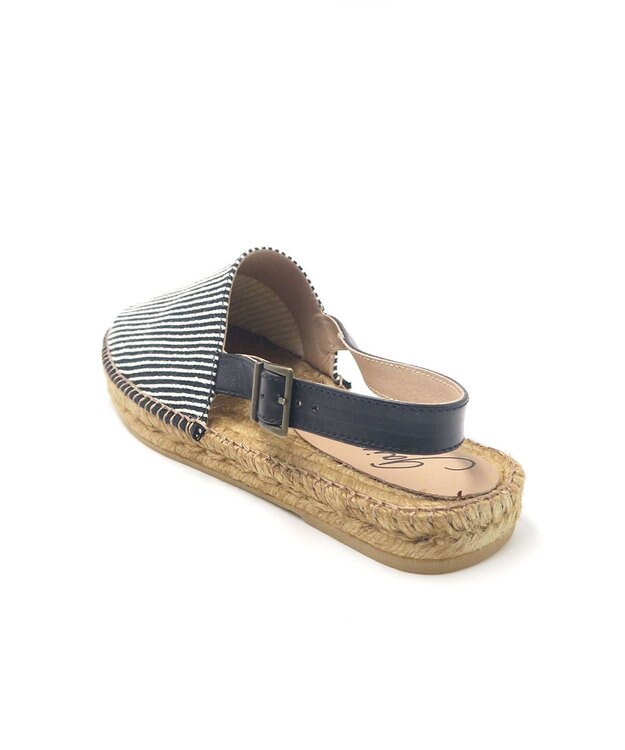 gaimo 【gaimo/ガイモ】バックストラップエスパドリーユ ブラック