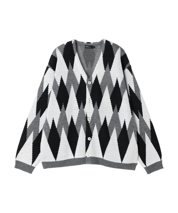 CRAFT STANDARD BOUTIQUE 【男女兼用】アーガイル柄カーディガン2 Black