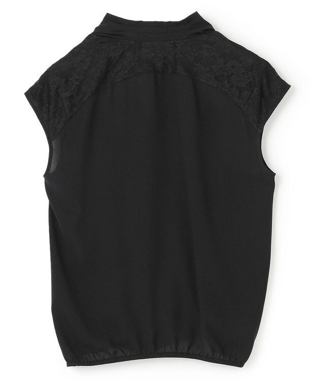 BEIGE， OLIVE / カシュクールフレンチスリーブブラウス Black