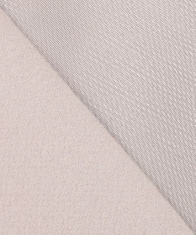 組曲 L 【2WAY】ウールモッサ ショートコート アイスグレー系