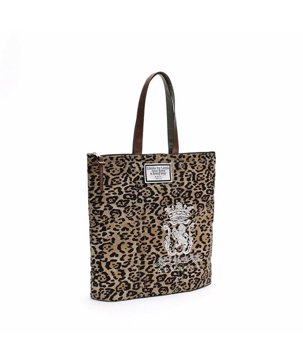 A.D.M.J. 【ナイロン】デービス/サブバッグM レオパード