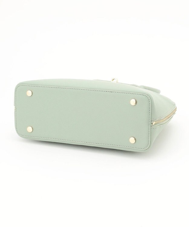 J.PRESS LADIES 【WEB限定カラーあり・ショルダー付き】purse バッグ ライトグリーン系