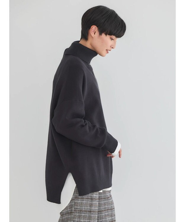 AMERICAN HOLIC バイパチタートルネックニットプルオーバー Black
