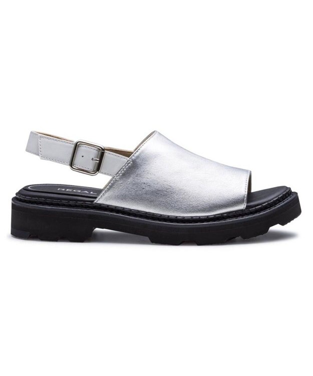 REGAL FOOT COMMUNITY 【リーガルレディース】F44R ラギットソールサンダル サンダル シルバー