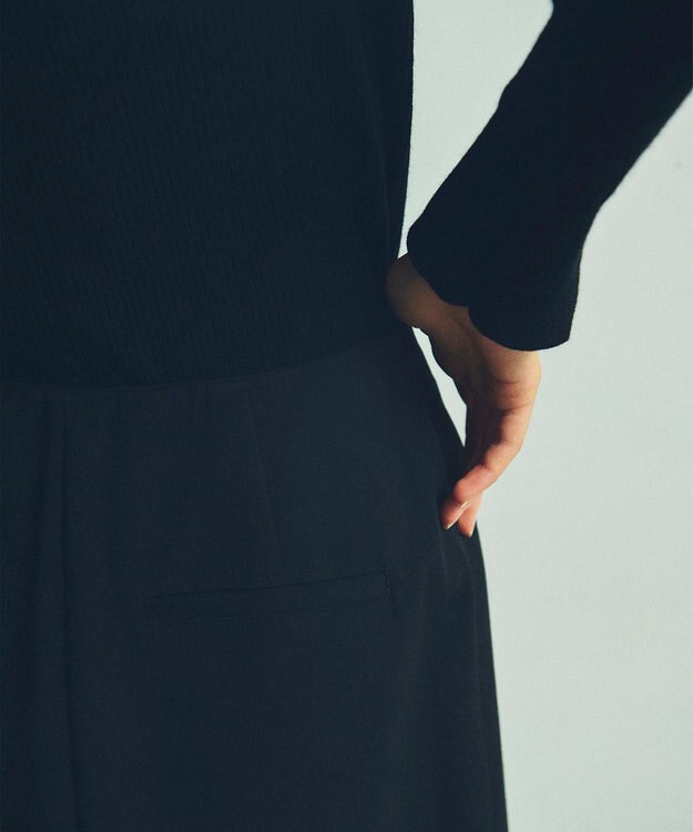 GRACE CONTINENTAL ペンシルスリットスカート ブラック