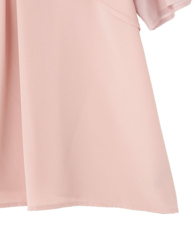 YECCA VECCA リボンスリーブブラウス Pink