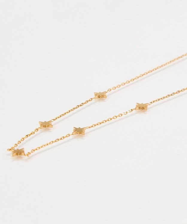 Phoebe <オンワード限定セット>【金属アレルギー対応】シューティングスターステーションネックレス×ワンタッチドレープイヤーカフ/サージカルステンレス ゴールド