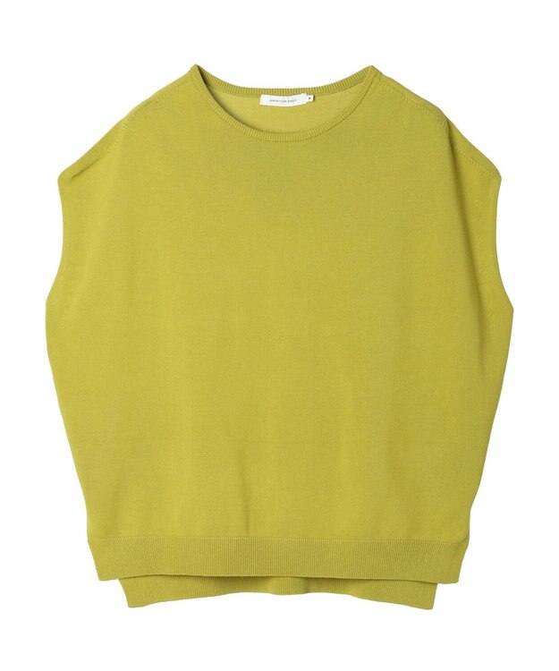 AMERICAN HOLIC ノースリーブニットプルオーバー Lime Green