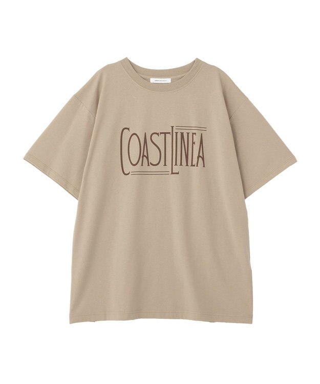 AMERICAN HOLIC COASTLINEA ロゴTシャツ Brown