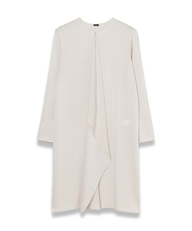 JOSEPH 【WEB&OUTLET限定・洗える】サテンジョーゼット　リラックスフィットドレス Vanilla