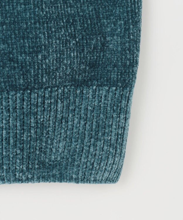 ANY モールニットプルオーバー ブルー