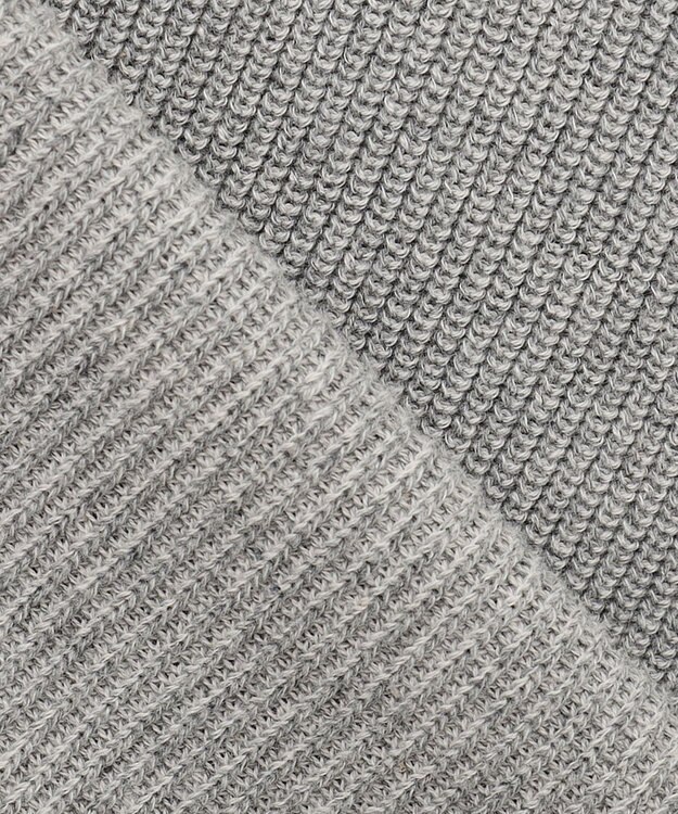 J.PRESS YORK STREET 【UNISEX】デニムルッククルーネックニット ライトグレー系