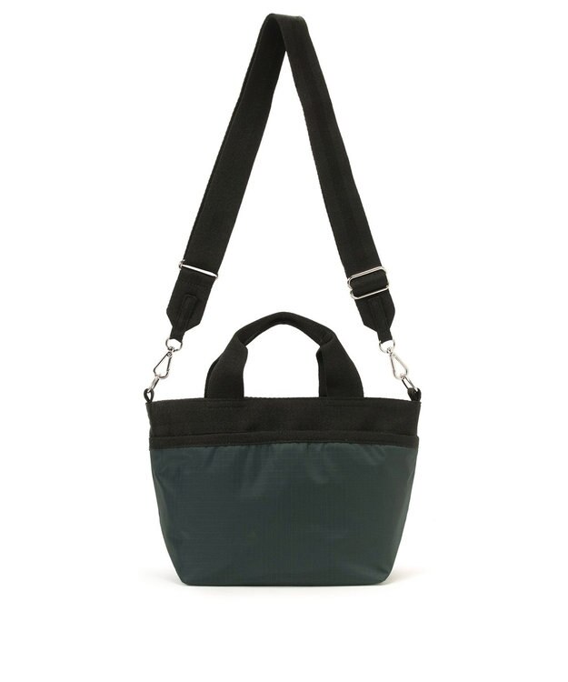 LeSportsac SMALL BUCKET TOTE/ミッドナイトグリーン/ブラック ミッドナイトグリーン/ブラック